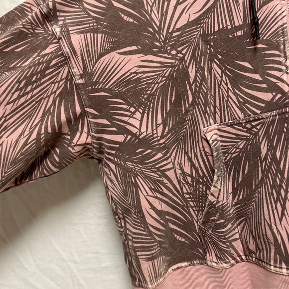 Womens Pink/Brown Palm Tree Tracksuit - Picture 7 of 9